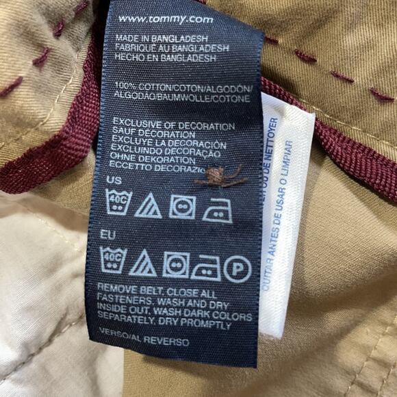 Tommy Hilfiger Button Down Skirt preppy Y2K with belt khaki - Picture 11 of 13